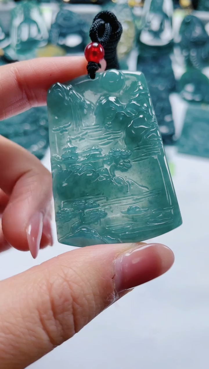 【闪购商品】翡翠颈饰未镶嵌 多样性发货一件发货-山水牌