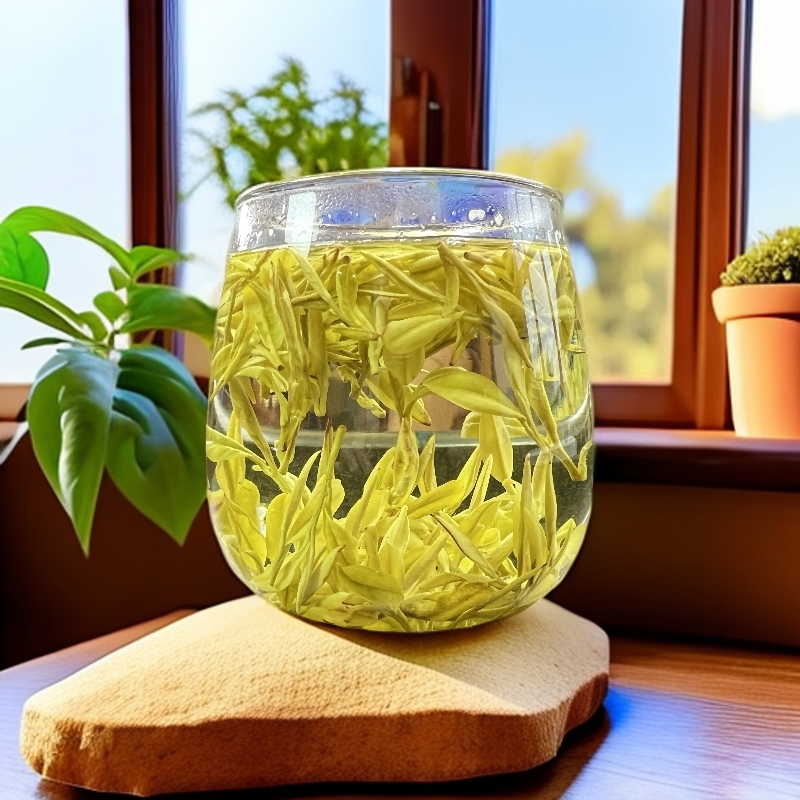 《香嫩黄金叶》2025新茶安吉核心产区明前兰香加豆香黄金叶浓香耐泡