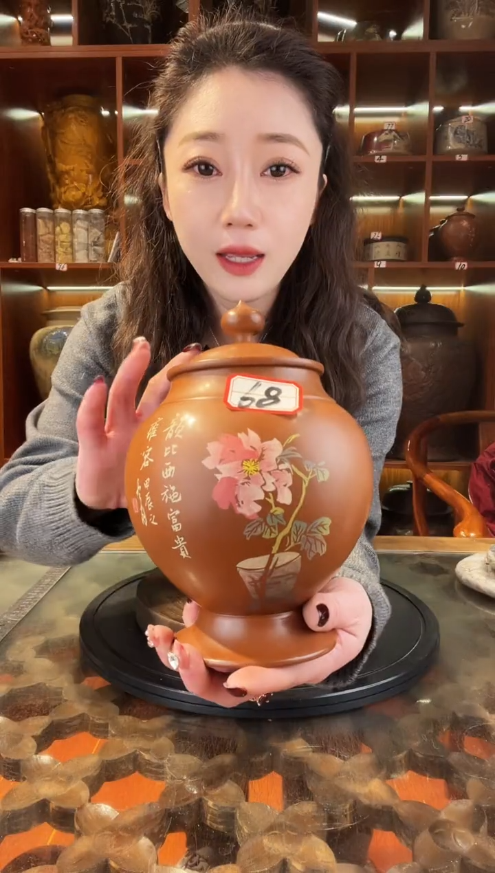 【闪购商品】缸云南建水紫陶复烧茶罐@68