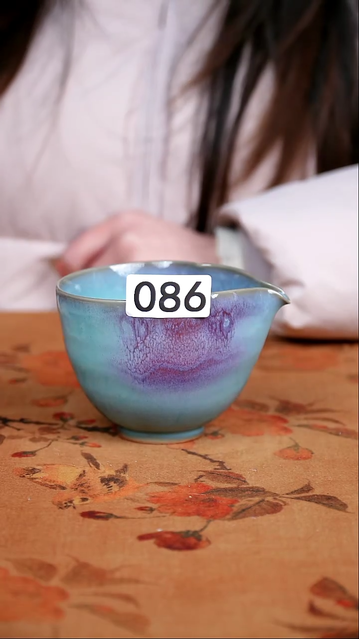 全品钧瓷茶器摆件