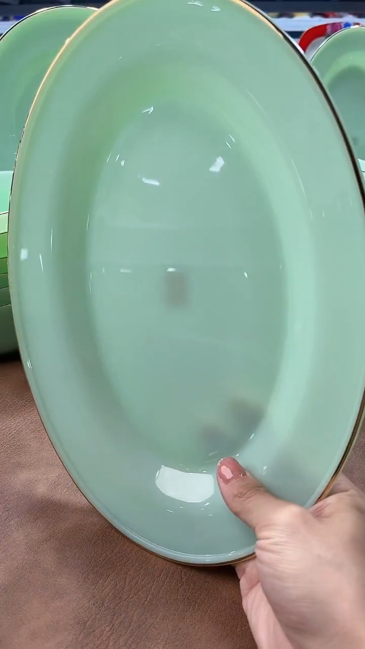 玉瓷  鱼盘1个景德镇陶瓷
