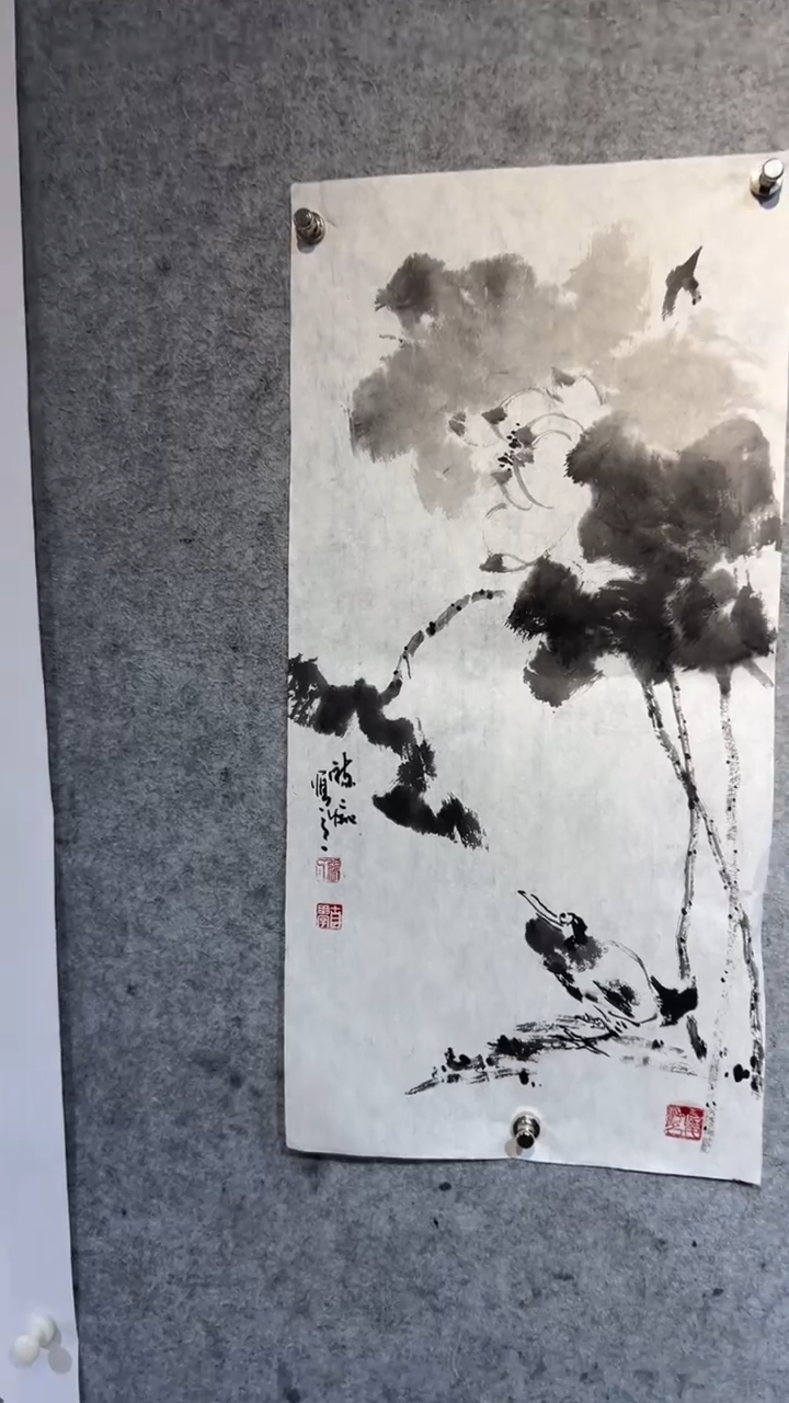 国画澹*张自学水墨国画21