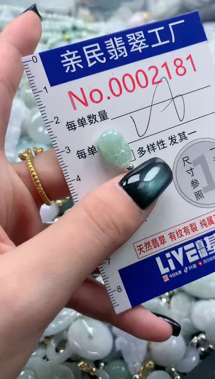 翡翠未镶嵌吊坠(不含链)2181