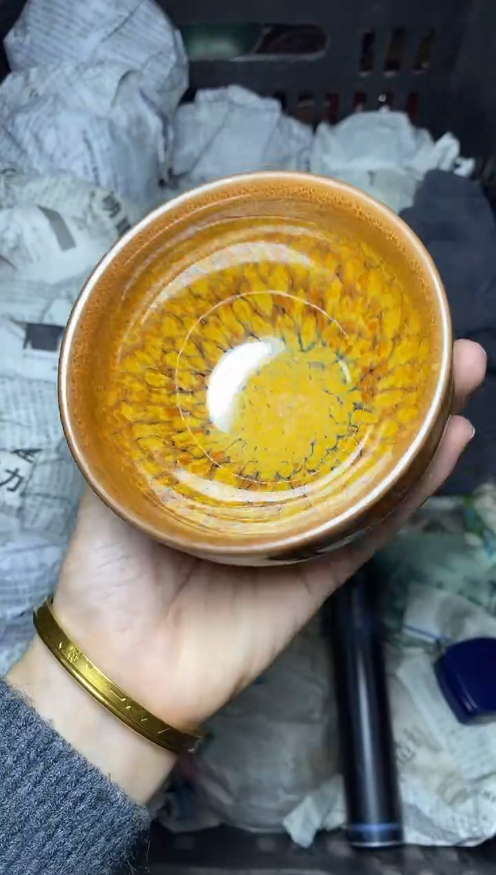 【闪购商品】茶盏金鹧鸪 将军 盏三疯建盏茶器