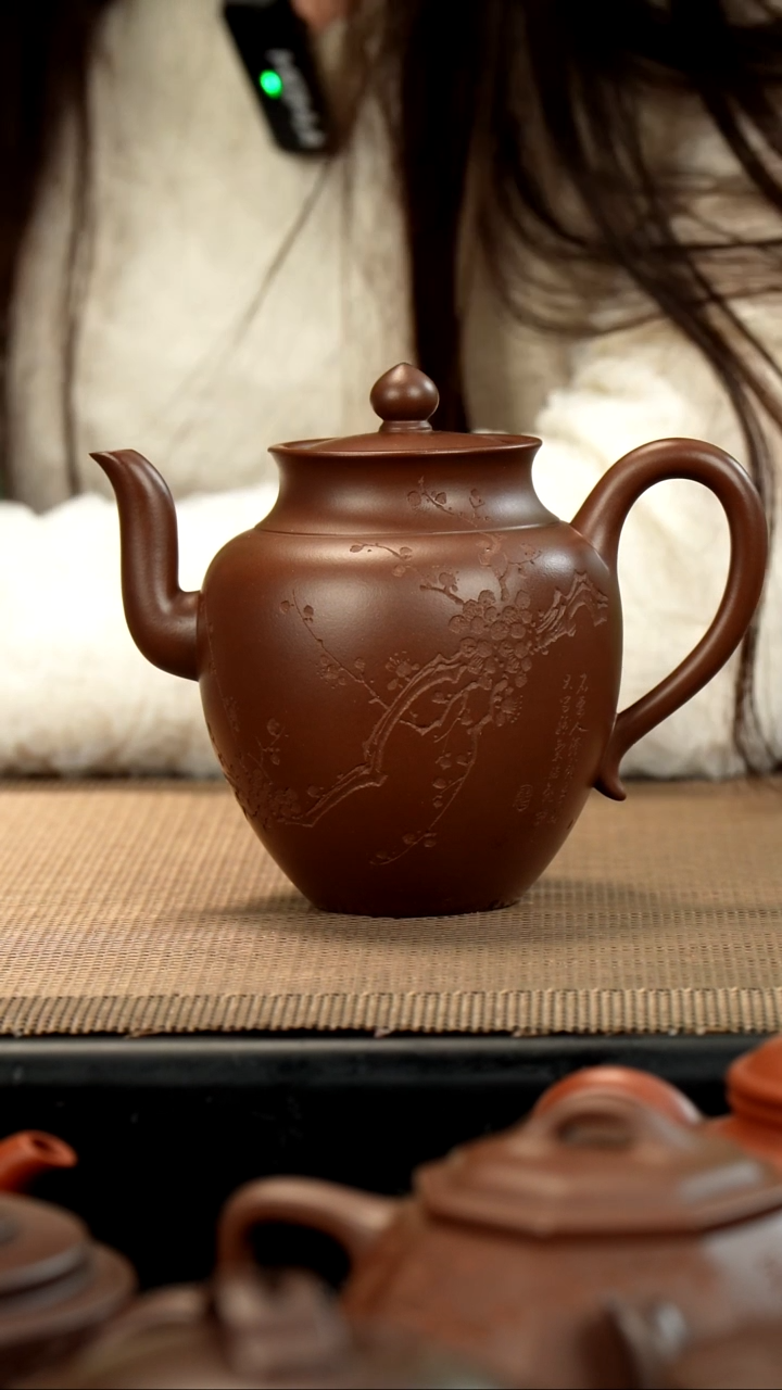 【闪购商品】紫砂茶壶老紫泥风舞250小