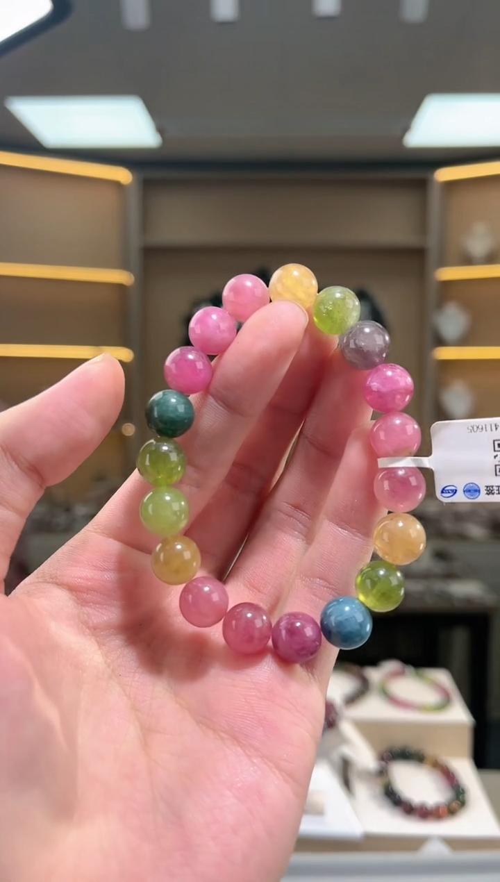 【闪购商品】碧玺10mm（多样性发一件）未镶嵌CC105802-411605