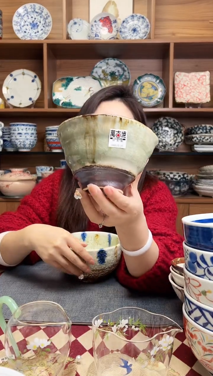 【闪购商品】瓷片万古烧 砂入粗陶饭碗