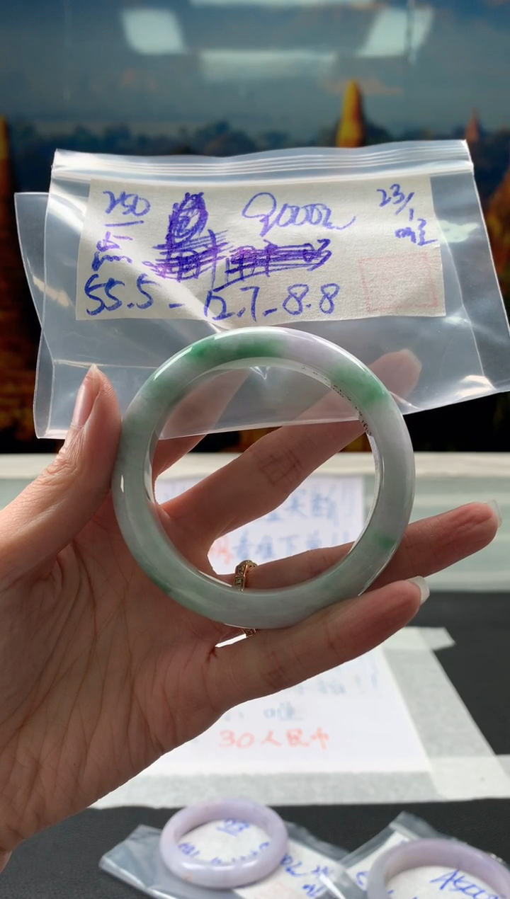 【闪购商品】翡翠手镯未镶嵌翡翠手镯 下单联系小耳机#250
