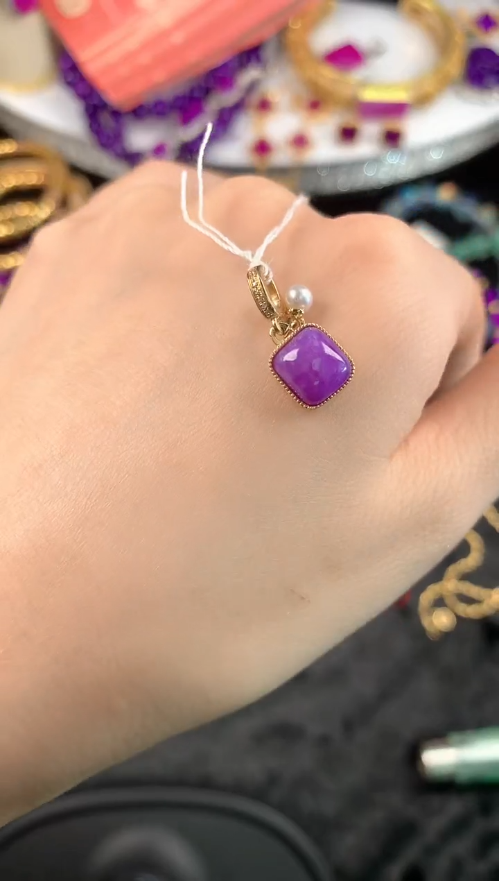 【闪购商品】苏纪石（舒俱来）.18K金镶嵌舒俱来吊坠