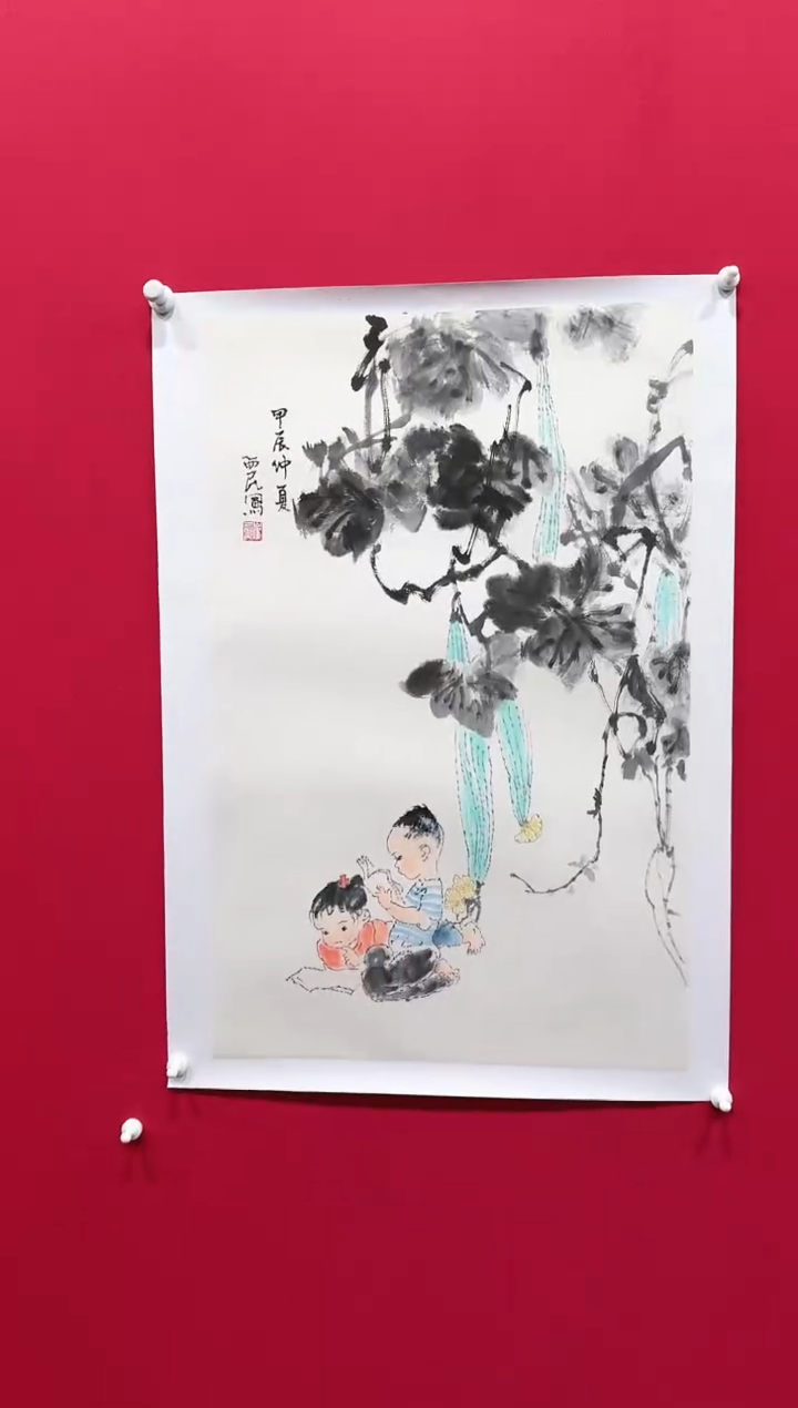 【闪购商品】国画崔西民46*68.........