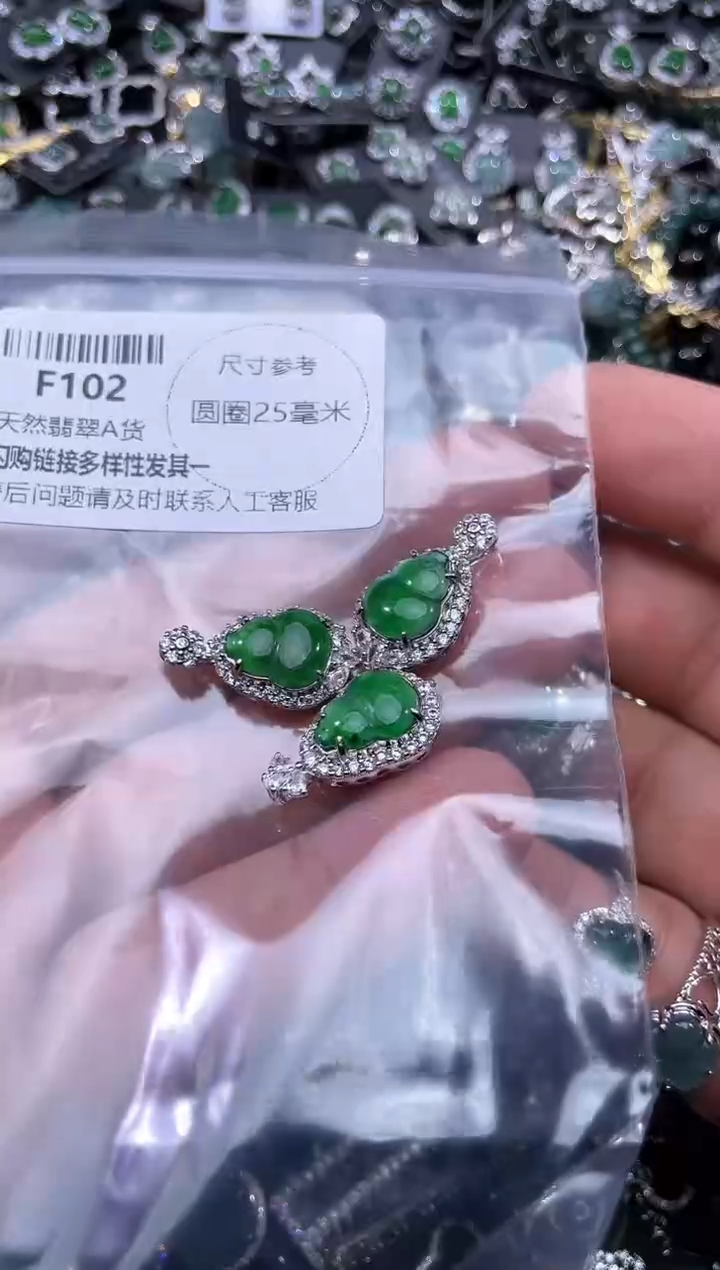 【闪购商品】翡翠颈饰未镶嵌F102多样性发其一