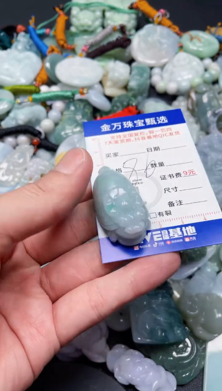 【闪购商品】翡翠颈饰未镶嵌天然翡翠a货