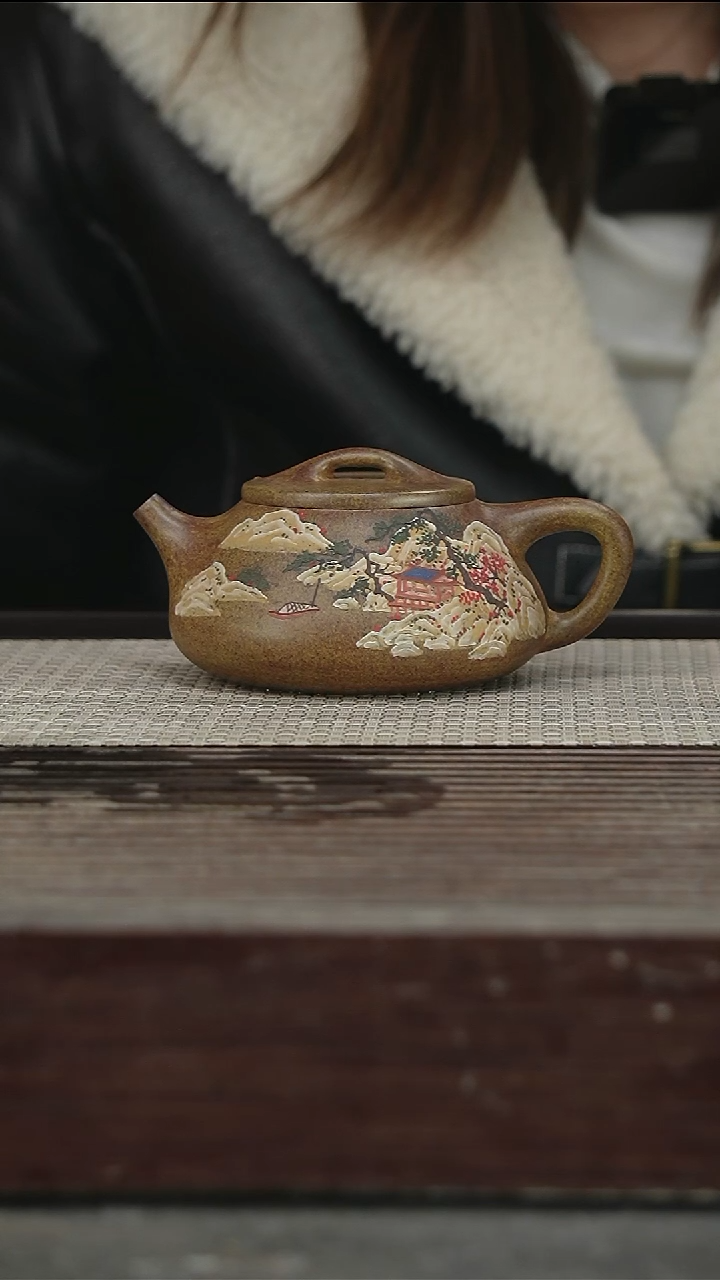 茶壶紫砂48号陈付云，260CC