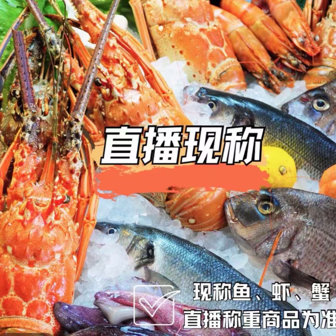 【爆肥大连花盖】3-4斤现称鱼虾蟹顺丰包邮大小混装