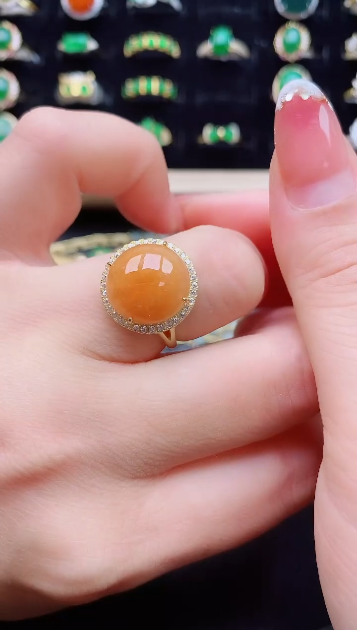 【闪购商品】翡翠戒指银S925镶嵌1212