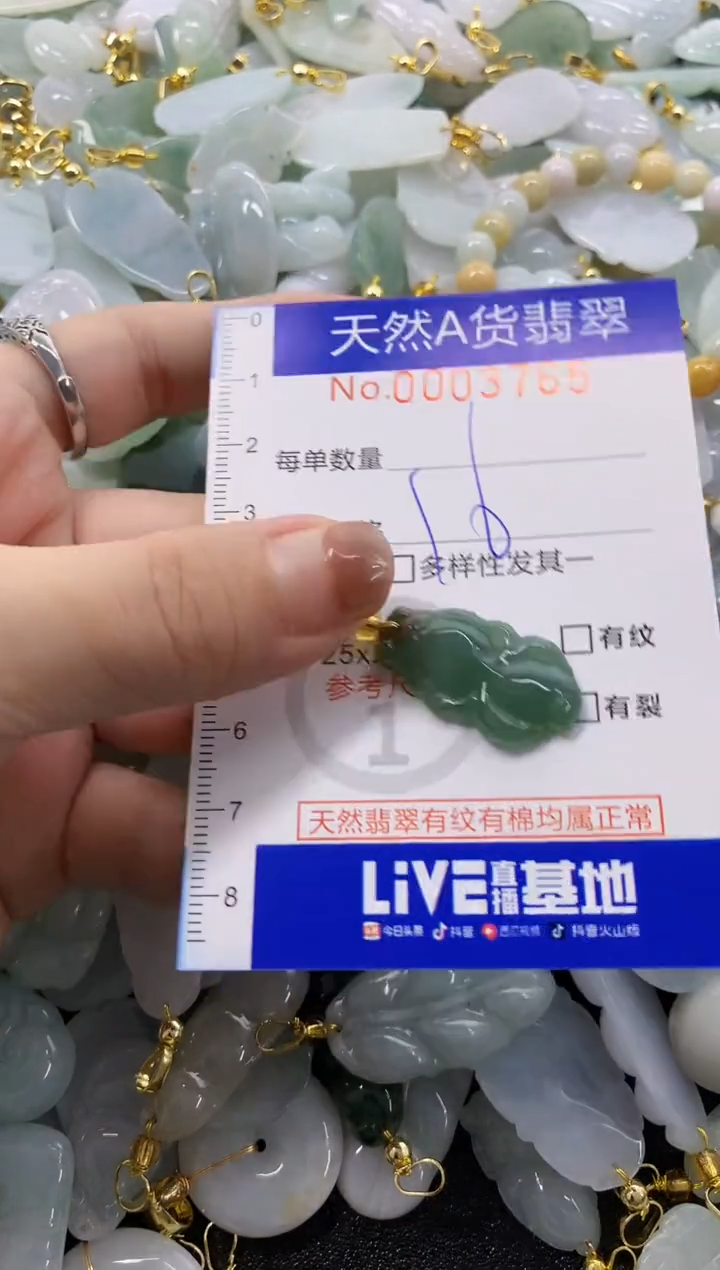 颈饰未镶嵌翡翠天然A货翡翠