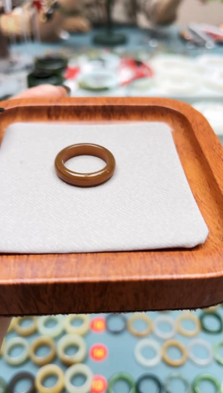 【闪购商品】和田玉戒指未镶嵌14号