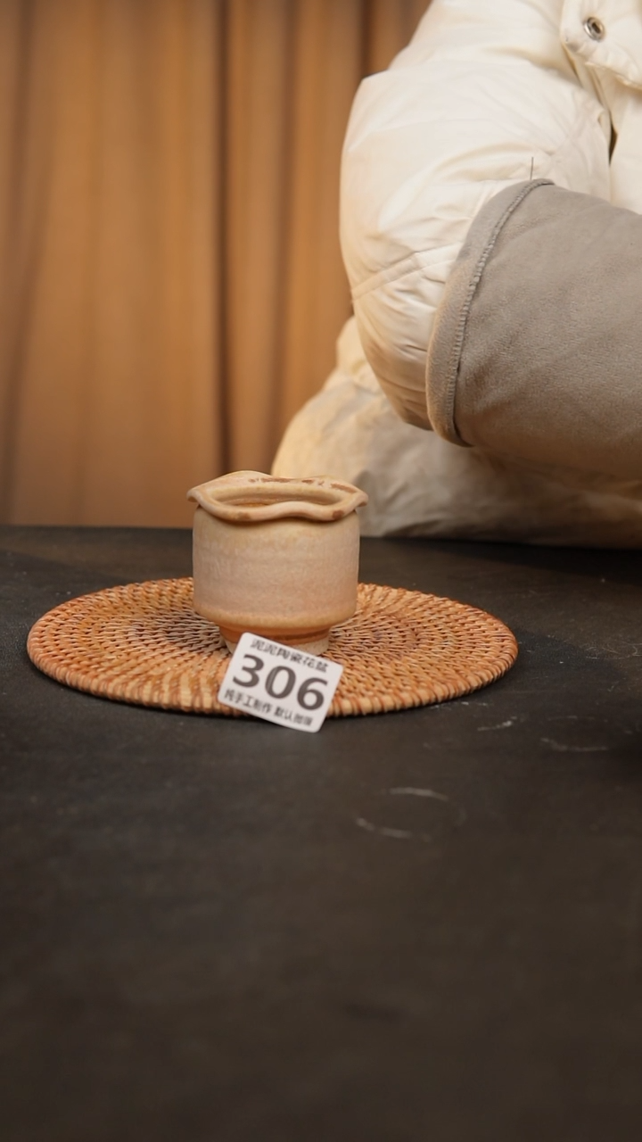 【闪购商品】瓷片306泥泥手工花盆口5