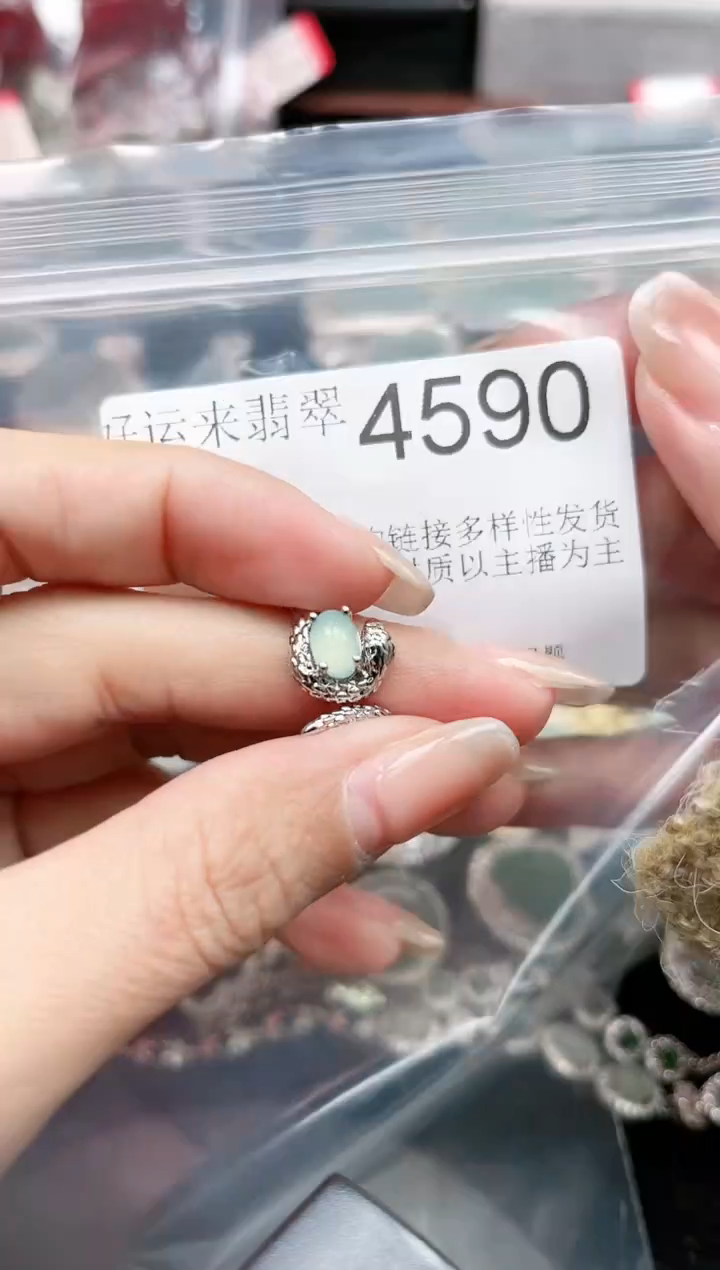【闪购商品】翡翠颈饰未镶嵌4590赠皮绳