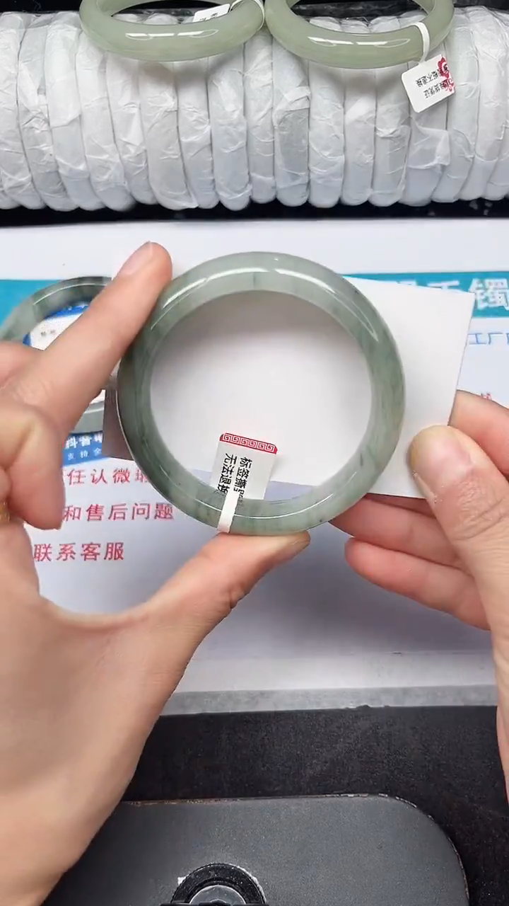 未镶嵌手镯石英质玉317-54/55