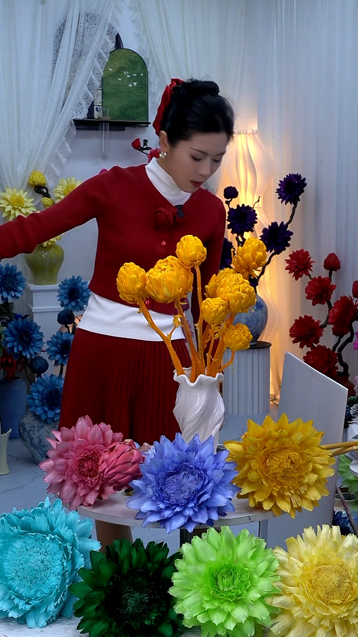 永生洋蓟橙色10头【叶片有伤】9189