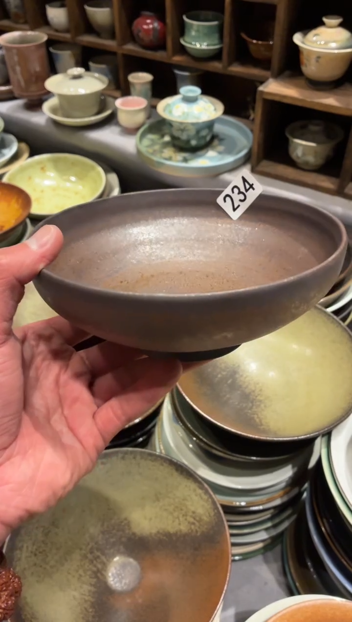 瓷片寻*234黑金葫芦碗1个