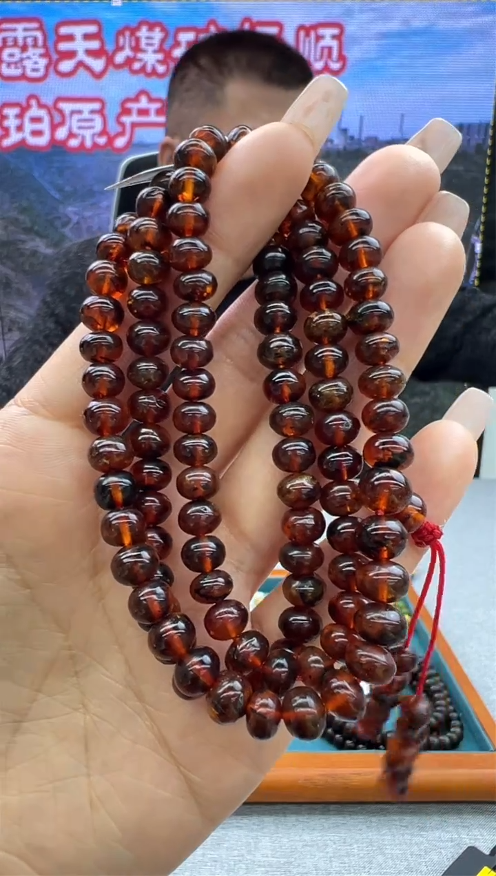 【闪购商品】琥珀颈饰未镶嵌11秒拍号