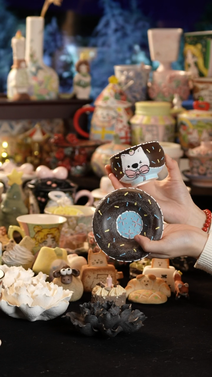 其他陶景德镇釉下彩手绘设计师款陶瓷