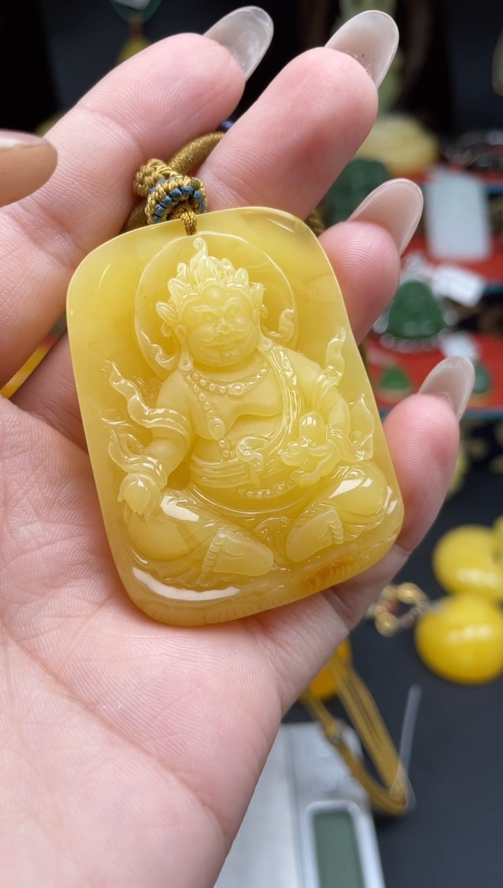 蜜蜡颈饰未镶嵌kh24多样性发其一