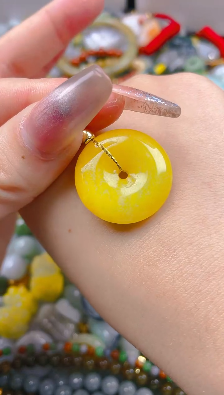 【闪购商品】翡翠颈饰未镶嵌/T/翡翠A货一图一物