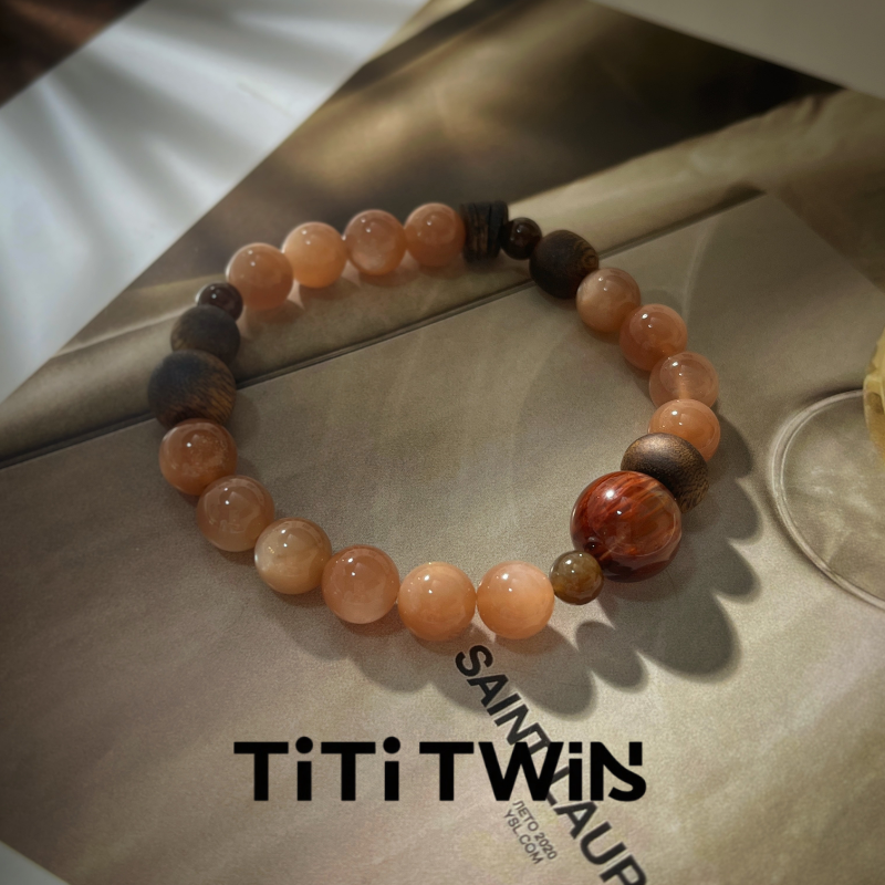 TiTi TWINS【绯】原创巴西天然多宝设计手串
