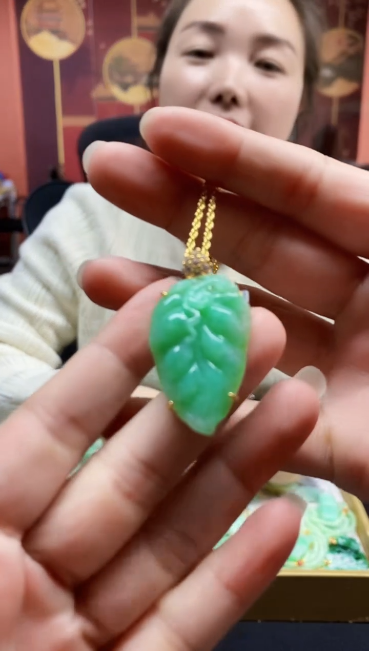 颈饰未镶嵌翡翠翡翠吊坠