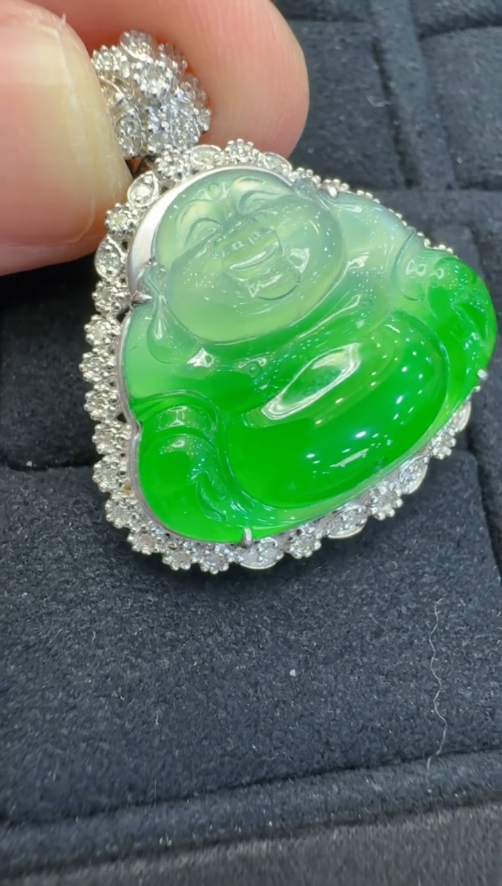 【闪购商品】翡翠吊坠(不含链)18K金镶嵌多样性团购发一件