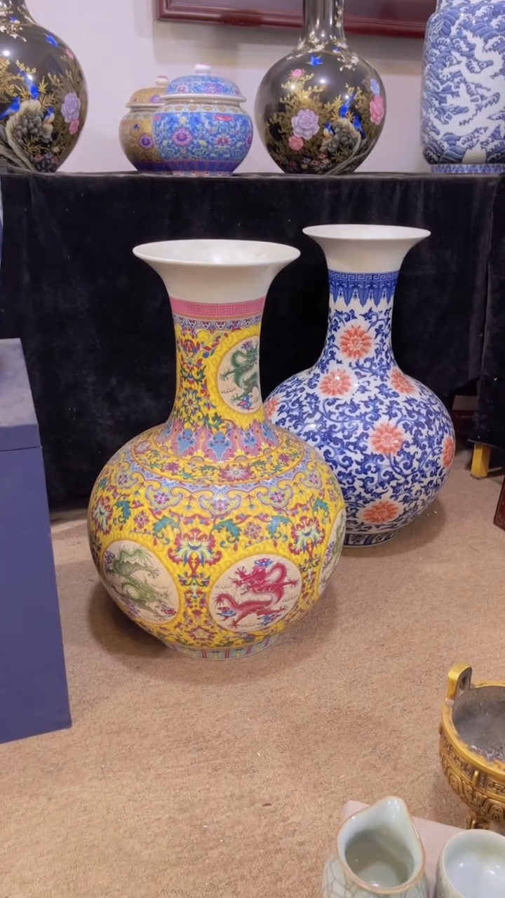 摆件瓷器摆件瓷板画紫砂