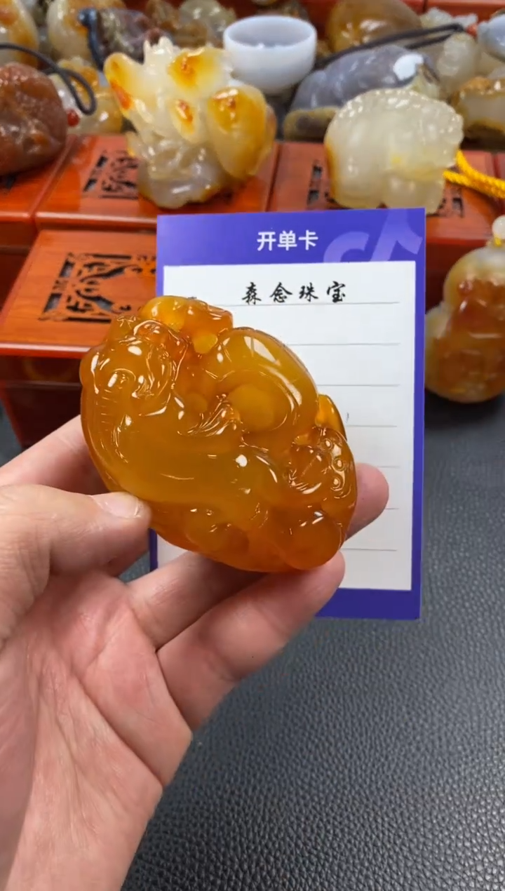 【闪购商品】玛瑙/玉髓手把未镶嵌1