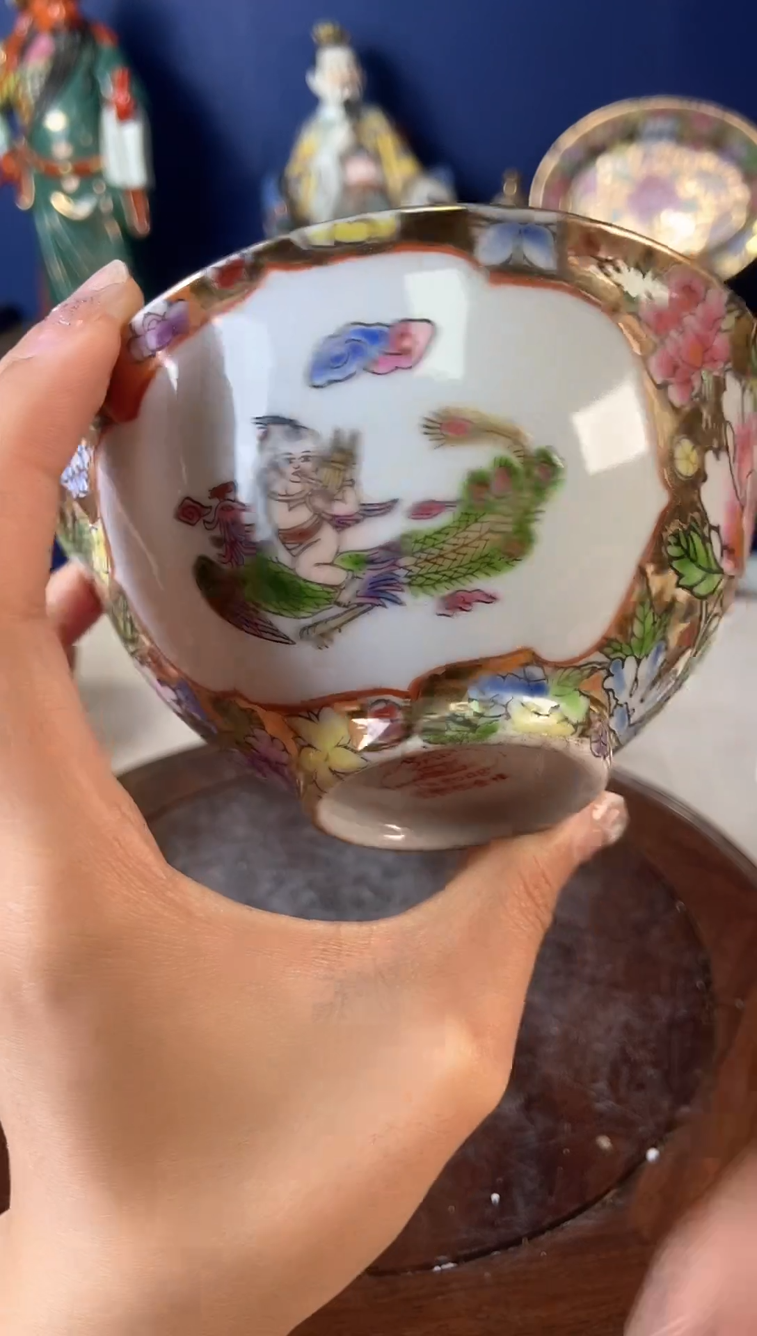 瓷片微瑕景德镇窑厂瓷摆件