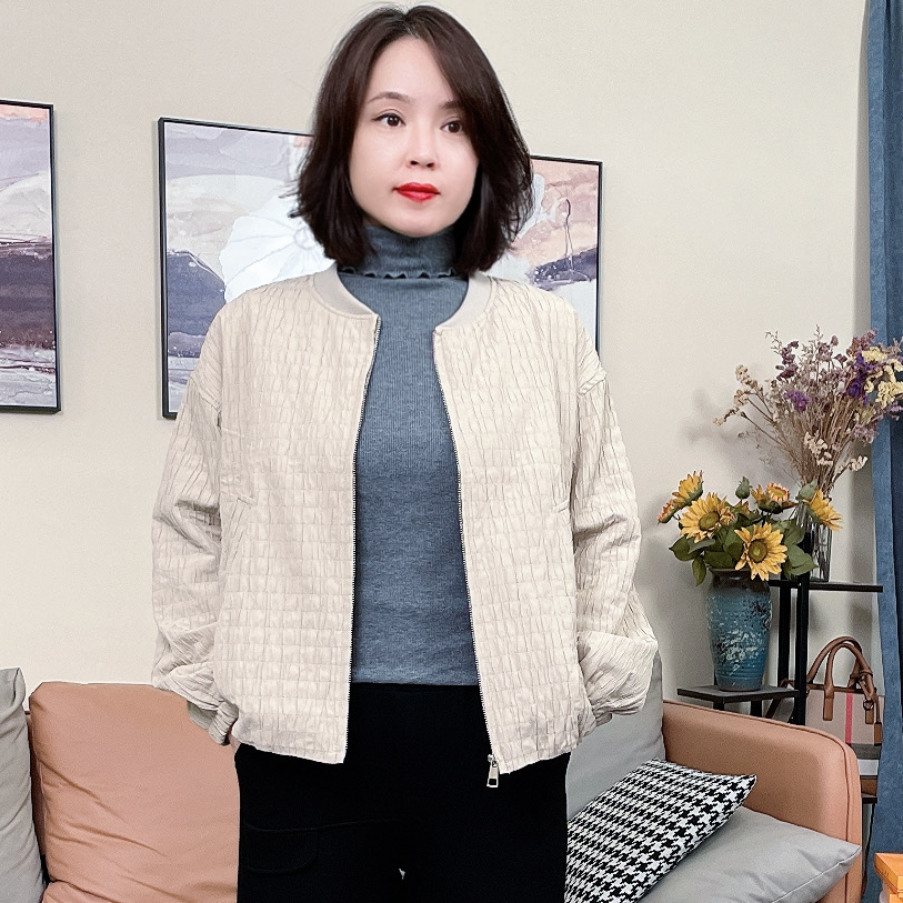 3106秋季常规款短外套时尚女简约装休闲女士默认厚度