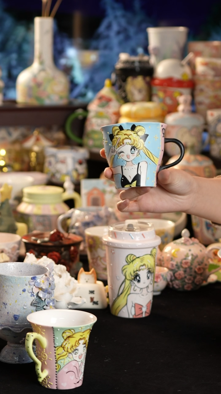 其他陶景德镇釉下彩手绘设计师款陶瓷