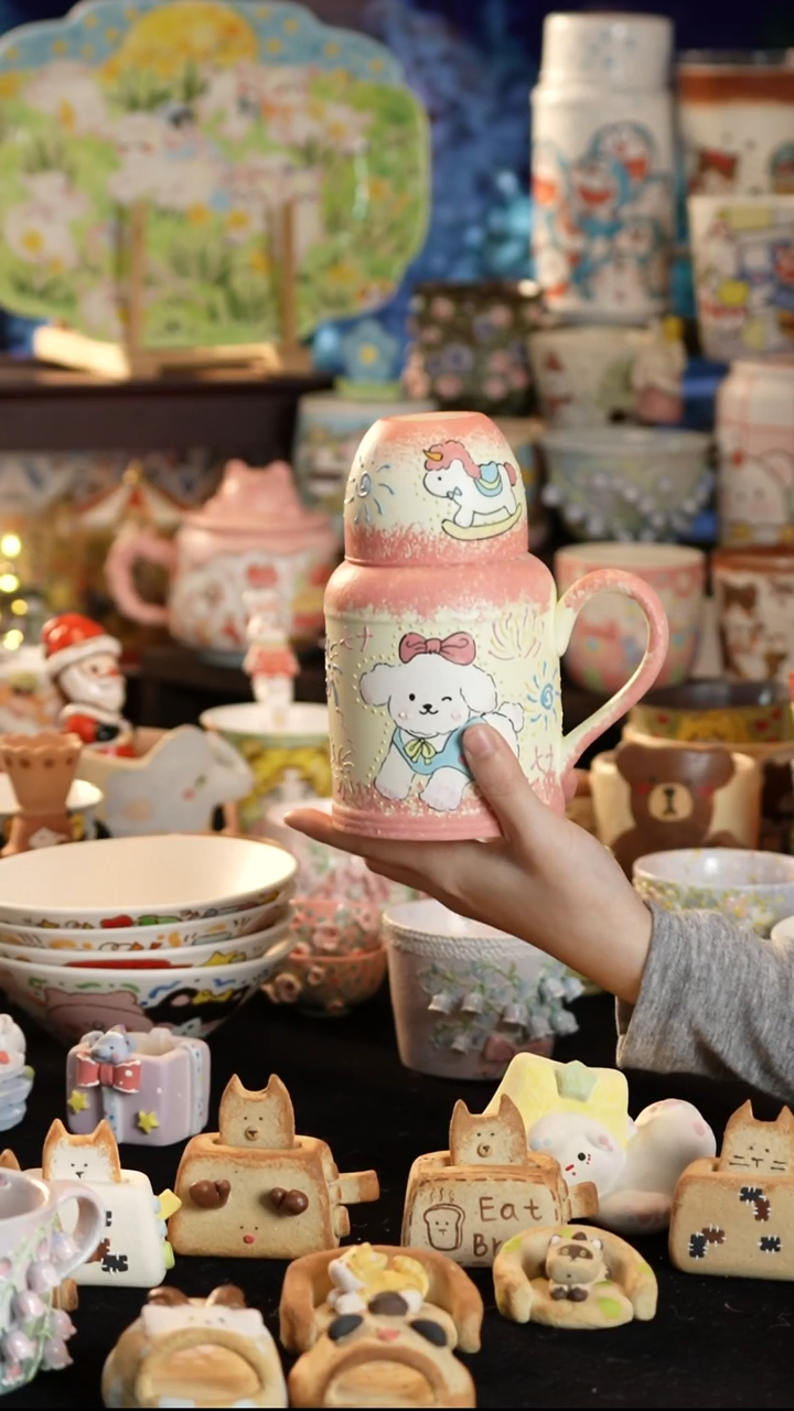 其他陶景德镇釉下彩手绘设计师款陶瓷