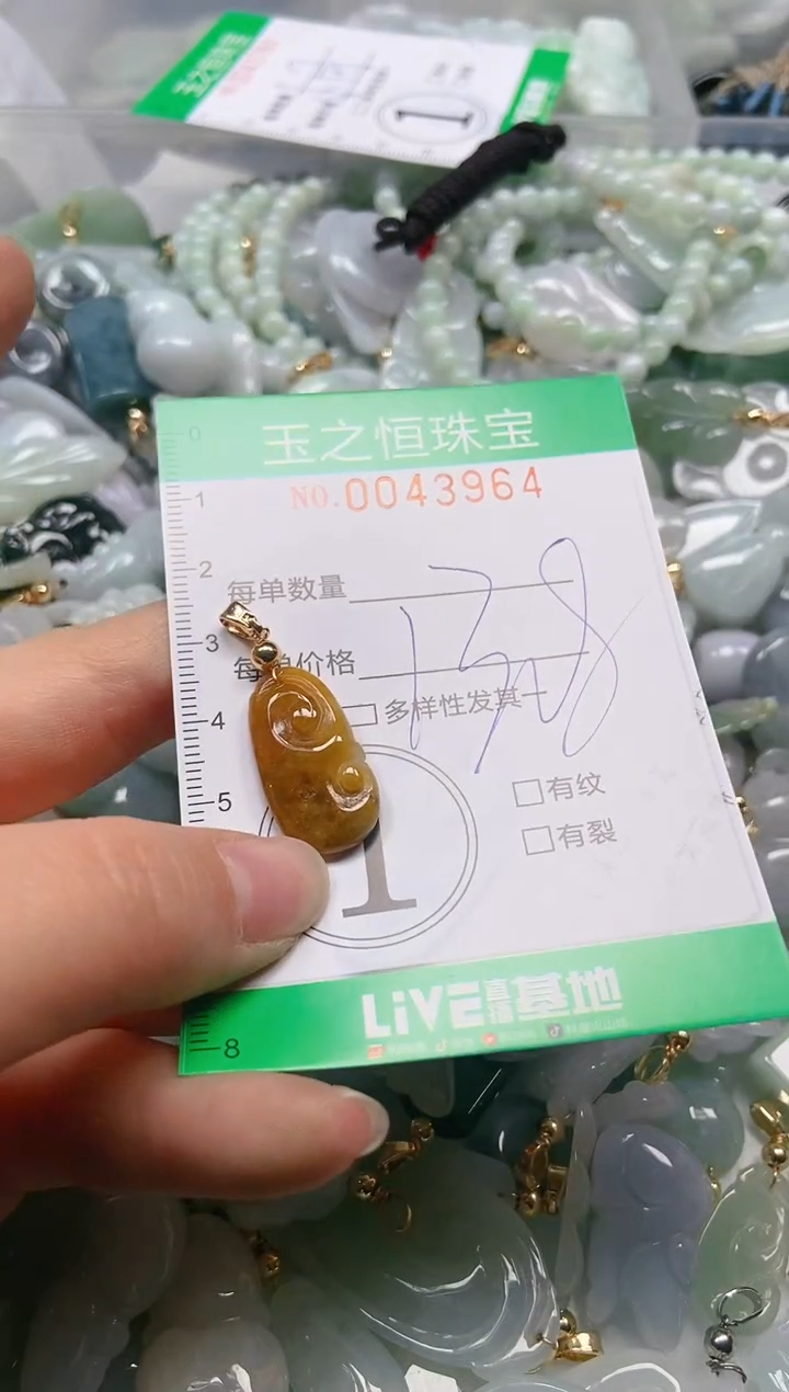【闪购商品】翡翠颈饰未镶嵌闪购0043964
