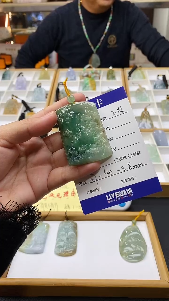 【闪购商品】翡翠颈饰未镶嵌挂件