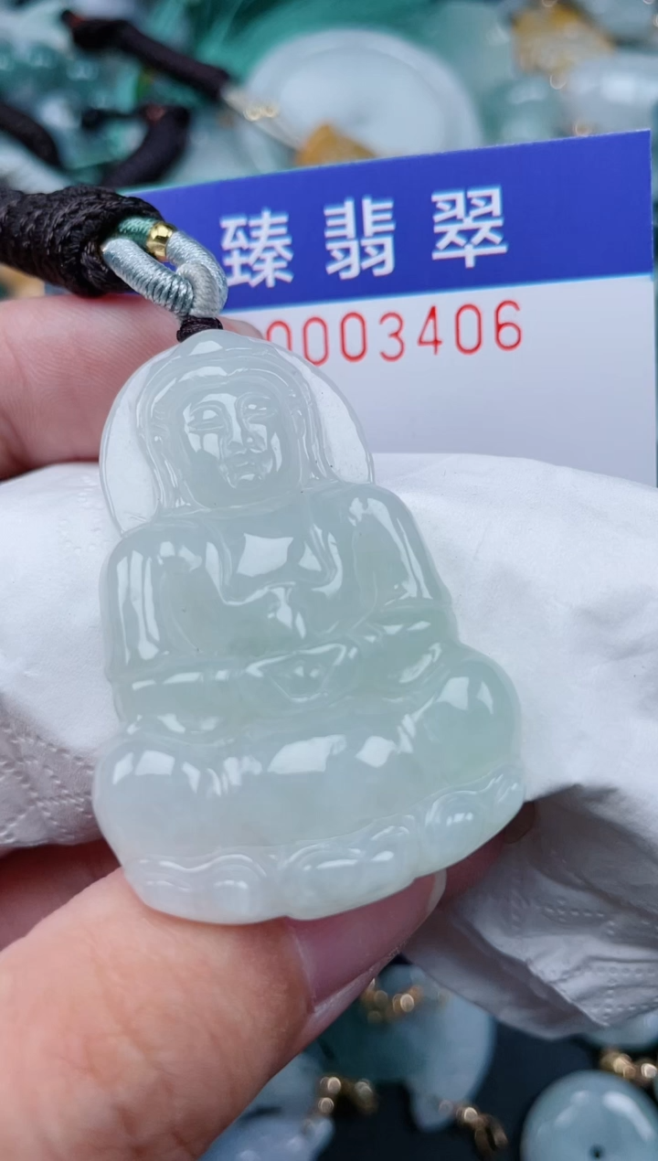 翡翠未镶嵌颈饰.0003406