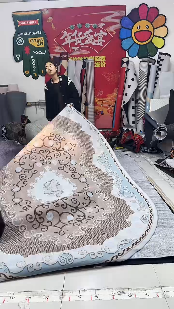 棉麻绒028 200*300瑕疵