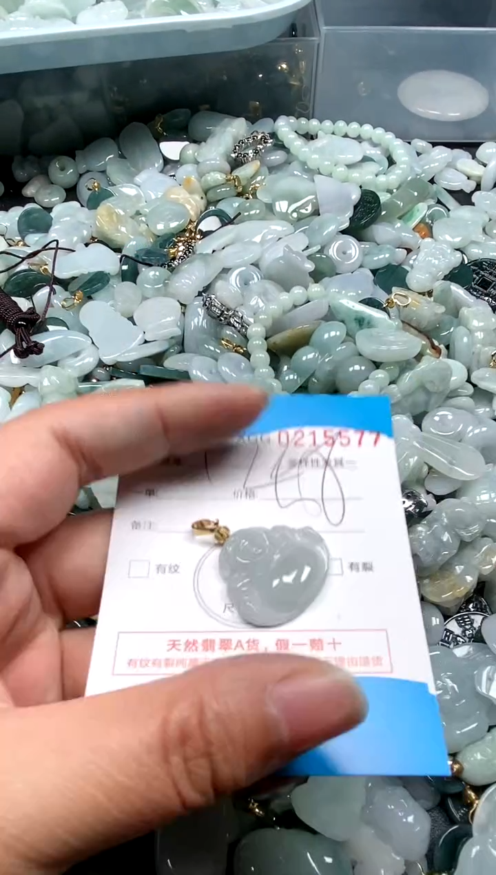 【闪购商品】翡翠颈饰未镶嵌闪购商品0215577
