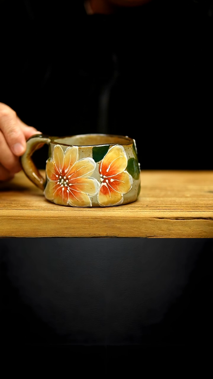 @@陶园瓷舍@@纯手工手绘@高温釉下彩