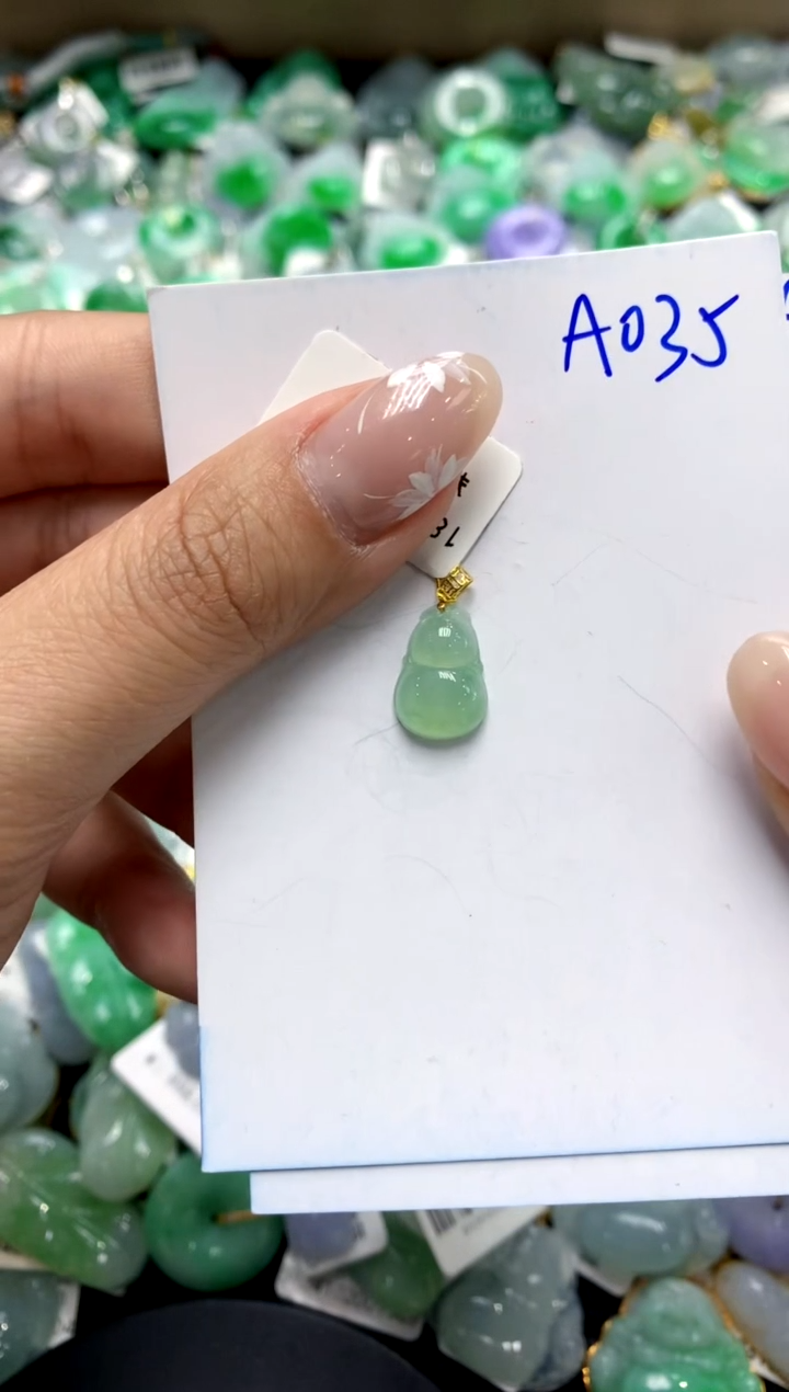 【闪购商品】翡翠颈饰18K金镶嵌111111111111111111