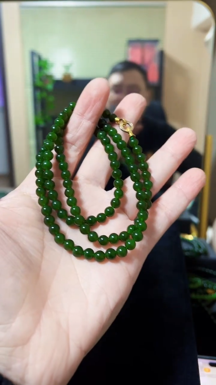 项链未镶嵌和田玉（碧玉）6