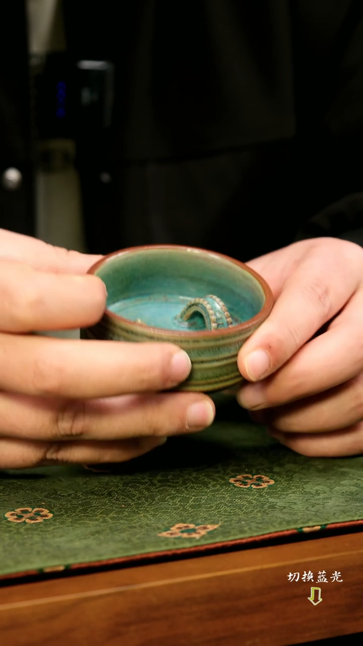 【闪购商品】侯堤  钧瓷杯垫  渔樵六幕