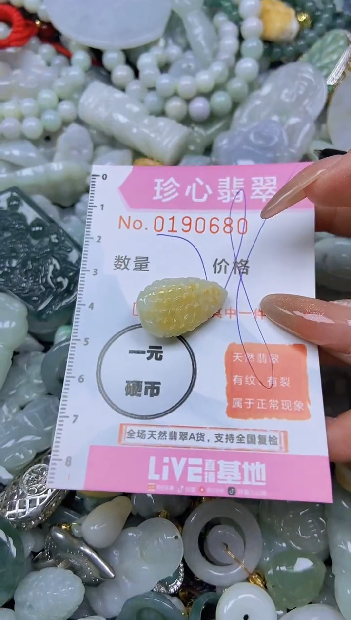 翡翠未镶嵌颈饰闪购链接0190680