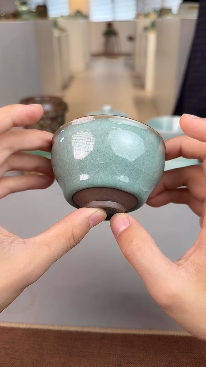 青瓷手工茶器不带礼盒包邮
